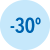 Baja temperatura -30º