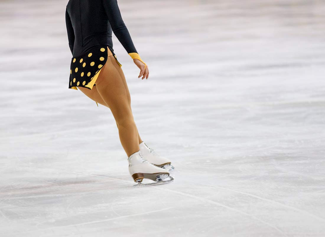 Pista de patinaje artístico sobre hielo