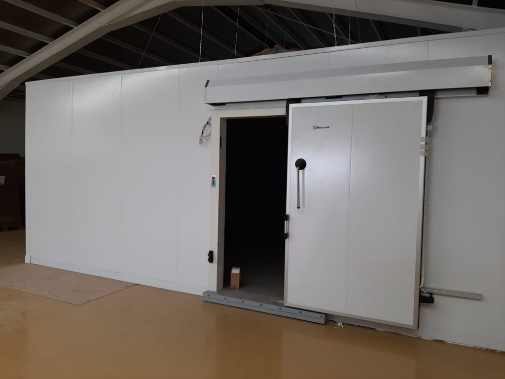 Cámara modular Boxcold con equipo compacto de techo Zanotti