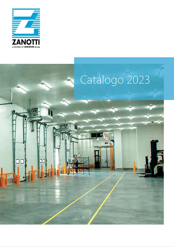 Portada catalogo Zanotti refrigeración fija 2023